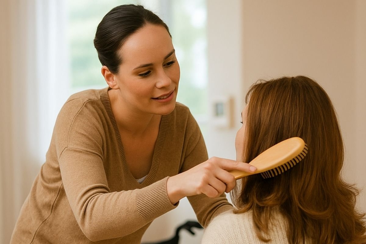 Assisting with Hair Care